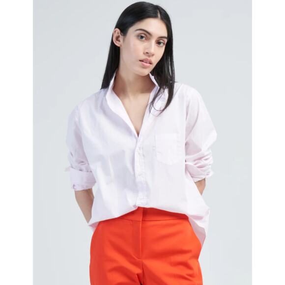 Frank & Tops - Frank and Eileen Relaxed Button-Up Striped Shirt Size Small New with Tags